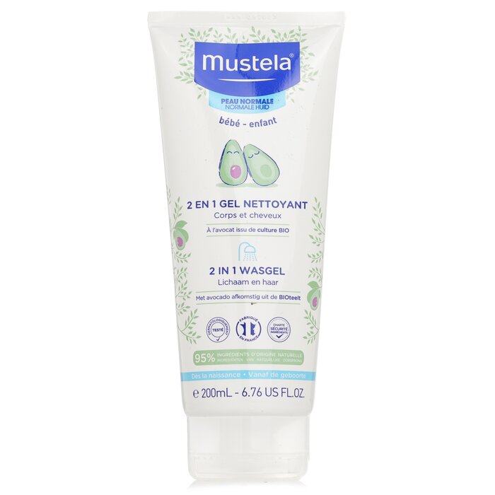 2 в 1 Очищающий Гель для Тела и Волос - для Нормальной Кожи 200ml/6.76oz