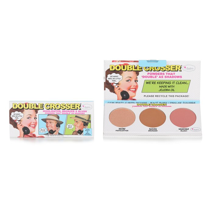 Double Crosser (Highlighter, Bronzer & Blush) 8.5g/0.29oz