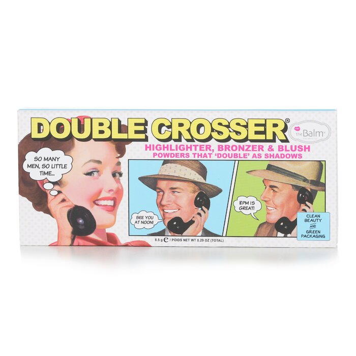Double Crosser (Highlighter, Bronzer & Blush) 8.5g/0.29oz
