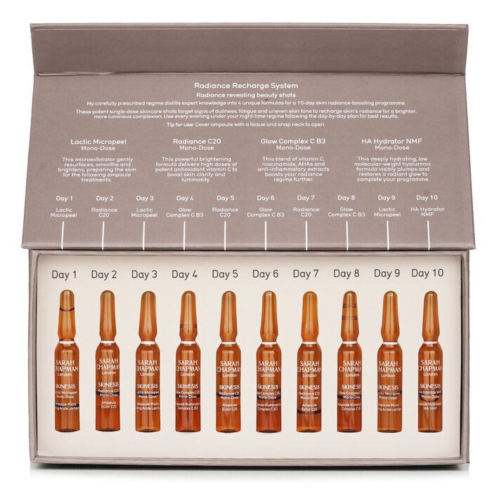Skinesis Radiance Recharge System 10x1ml/0.03oz