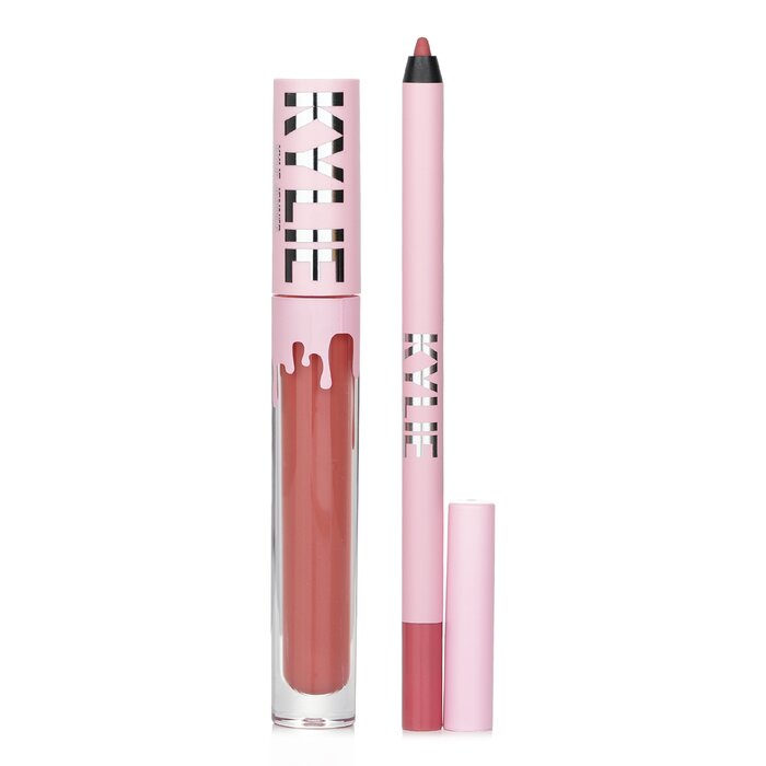 Matte Lip Kit: Matte Liquid Lipstick 3ml + Lip Liner 1.1g 2pcs