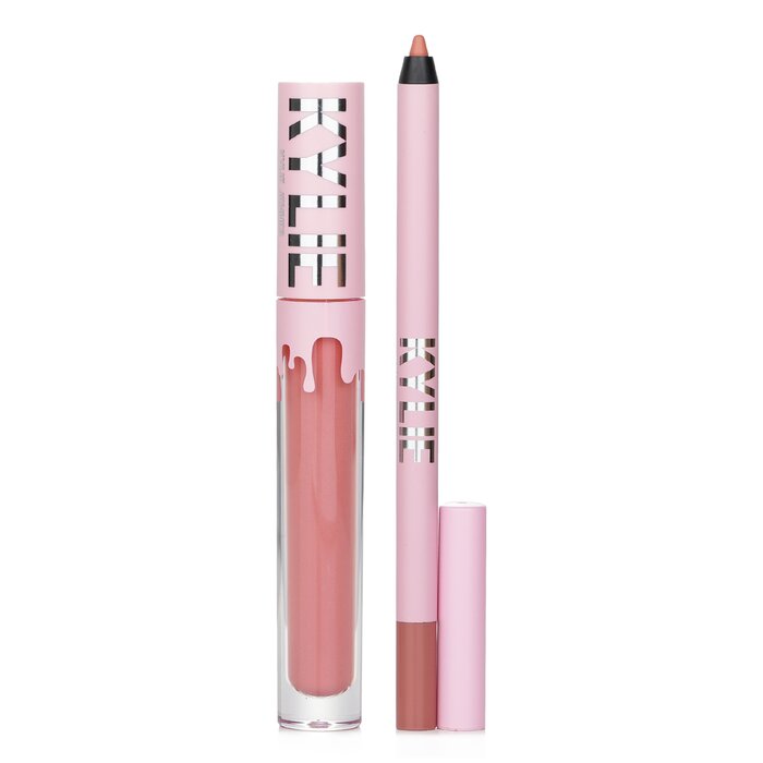 Matte Lip Kit: Matte Liquid Lipstick 3ml + Lip Liner 1.1g 2pcs