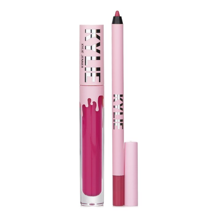 Matte Lip Kit: Matte Liquid Lipstick 3ml + Lip Liner 1.1g 2pcs