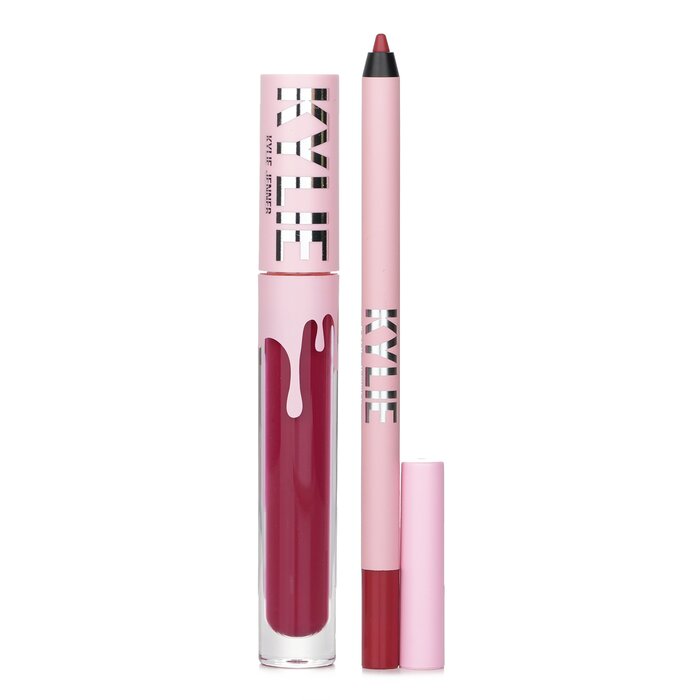 Matte Lip Kit: Matte Liquid Lipstick 3ml + Lip Liner 1.1g 2pcs