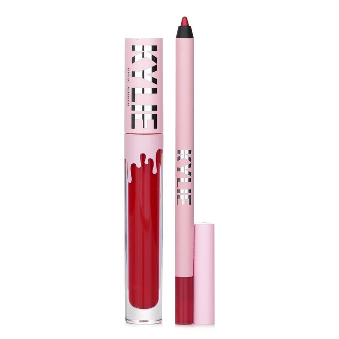 Matte Lip Kit: Matte Liquid Lipstick 3ml + Lip Liner 1.1g 2pcs