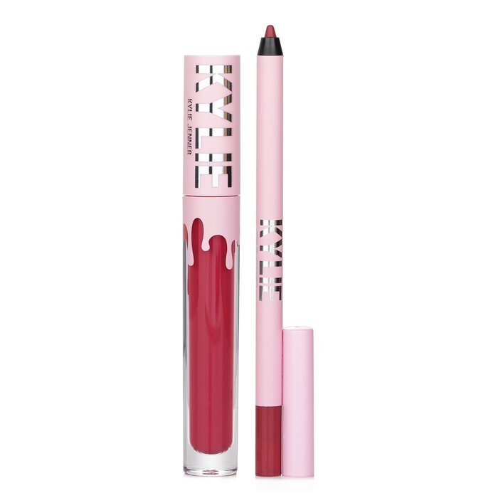 Matte Lip Kit: Matte Liquid Lipstick 3ml + Lip Liner 1.1g 2pcs