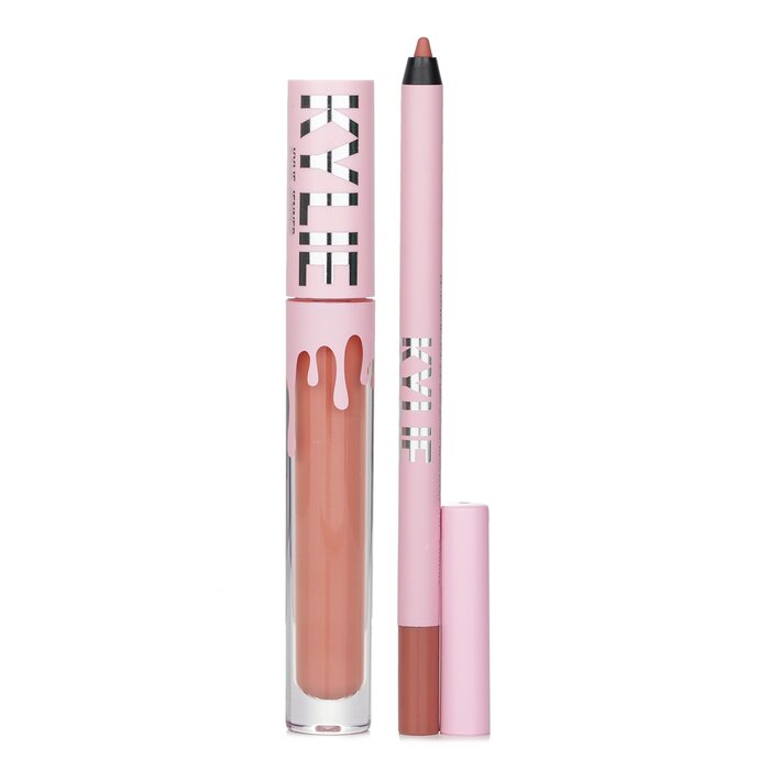 Matte Lip Kit: Matte Liquid Lipstick 3ml + Lip Liner 1.1g 2pcs
