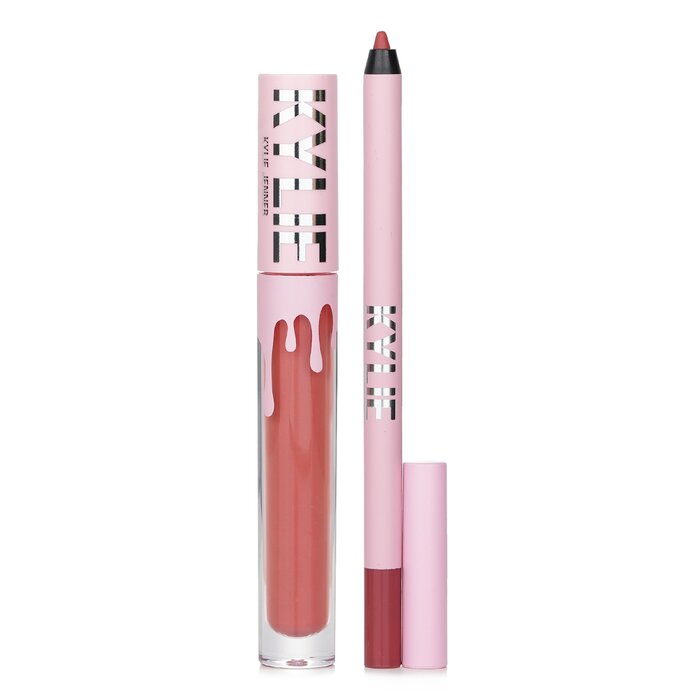 Matte Lip Kit: Matte Liquid Lipstick 3ml + Lip Liner 1.1g 2pcs