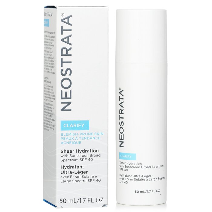 Увлажняющий лосьон с SPF 40 для лица Neostrata, 50 мл с гликолевой кислотой и экстрактом бамбука