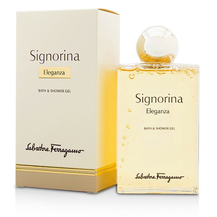 Гель для душа Salvatore Ferragamo Signorina Eleganza с ароматом, для любого типа кожи, 200 мл