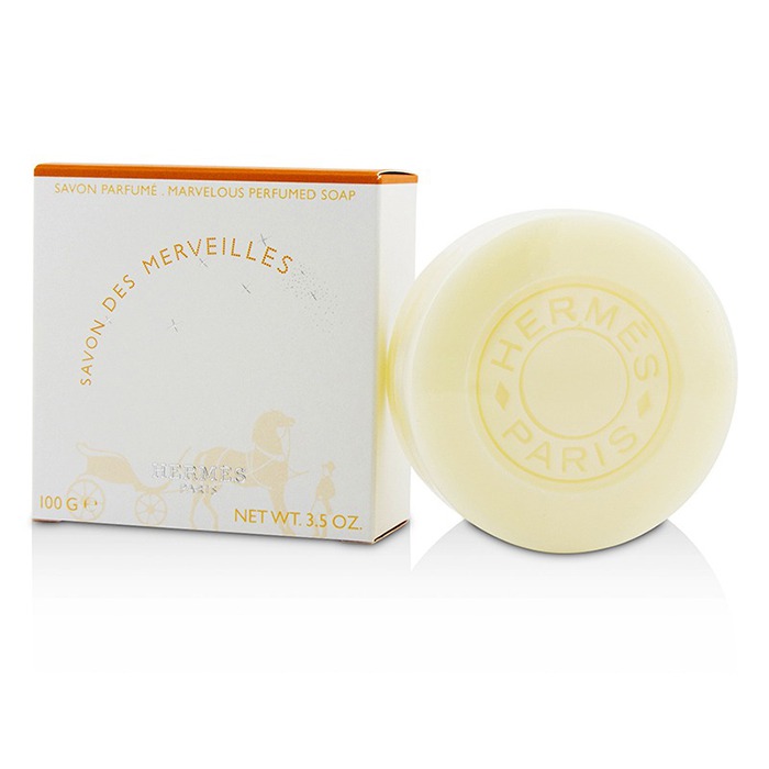 Мыло для душа с натуральными экстрактами Eau Des Merveilles, 100 г от Hermes