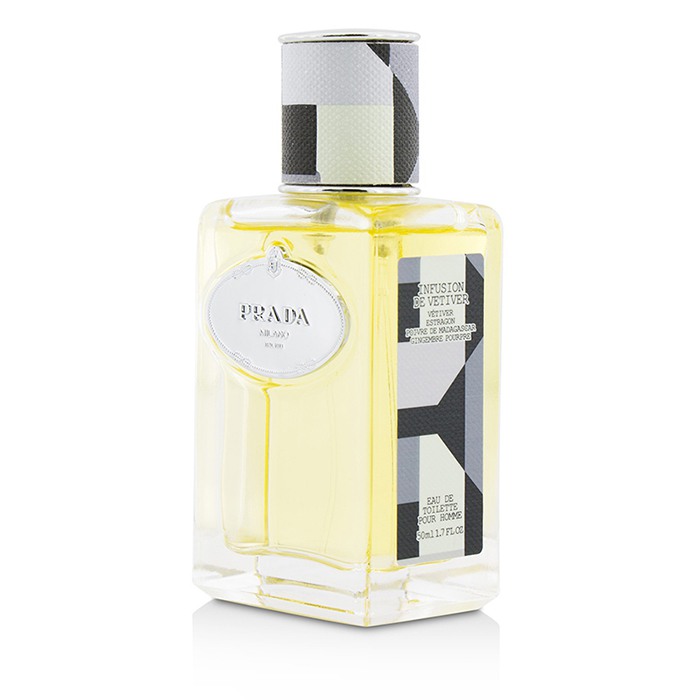 Prada Infusion De Vetiver туалетная вода 50 мл для мужчин с древесными и цитрусовыми нотами