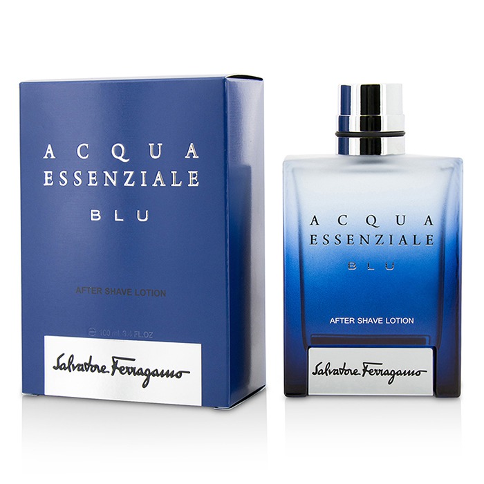 Лосьон после бритья Salvatore Ferragamo Acqua Essenziale Blu, 100 мл  — успокаивающий и освежающий уход для мужчин