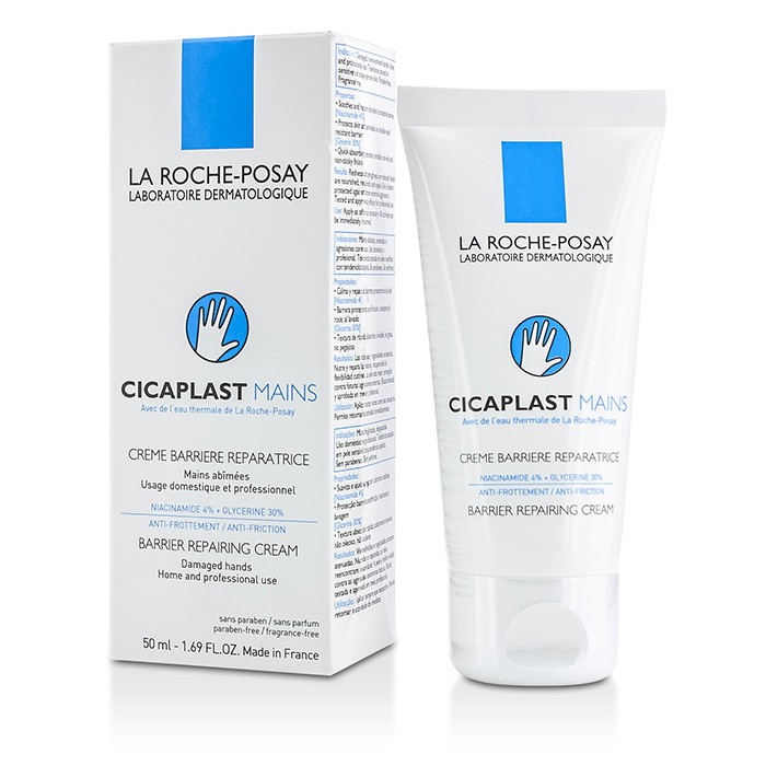 Крем для рук La Roche Posay Cicaplast Mains с ниацинамидом и глицерином, 50 мл