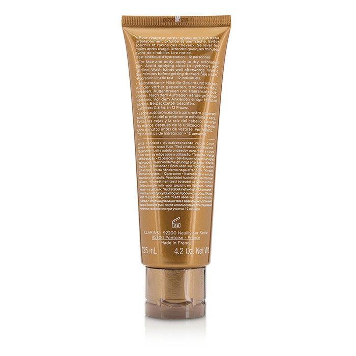 Молочный лосьон для самозагара Clarins с алоэ вера, 125 мл