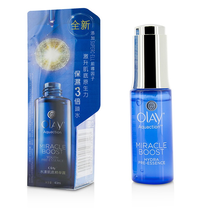 Эссенция Olay Aquaction Miracle Boost с ниацинамидом, 40 мл для интенсивного увлажнения и омоложения кожи