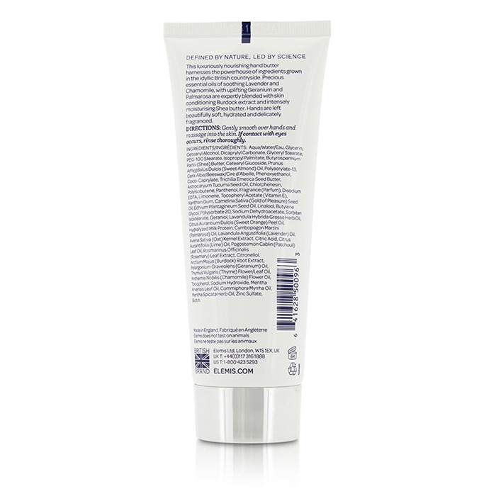 Elemis бальзам для рук и ногтей с экстрактом лопуха и маслом ши, 100 мл