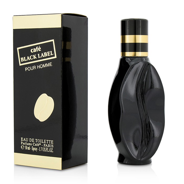 Парфюмерная вода Cafe Black Label для мужчин с древесными нотами, 50 мл