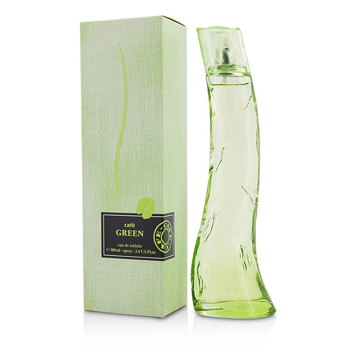 Eau De Toilette Cafe Green с цветочно-зелёным ароматом для женщин, 100 мл
