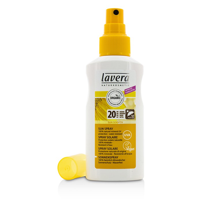 Защитный спрей для солнца Lavera с SPF 20 для всех типов кожи, 125 мл