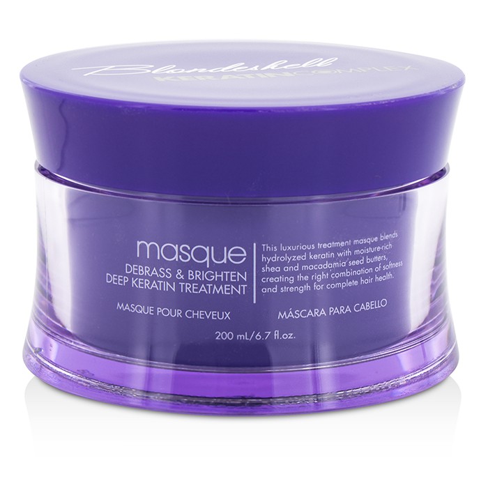 маска для волос Keratin Complex с маслом сладкого миндаля и ши для блондинок 200 мл
