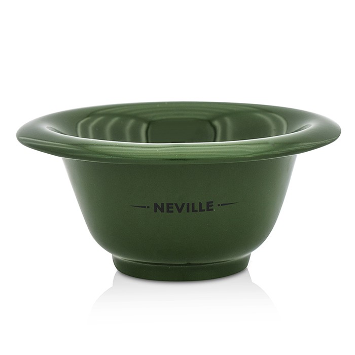 Чаша для бритья Neville из зелёного фарфора для комфорта и стильного ухода, 1 шт.