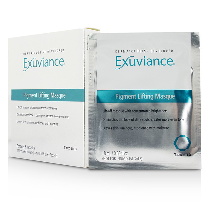 Маска для лица с NeoGlucosamine для осветления и выравнивания тона кожи, 6x18 мл Exuviance