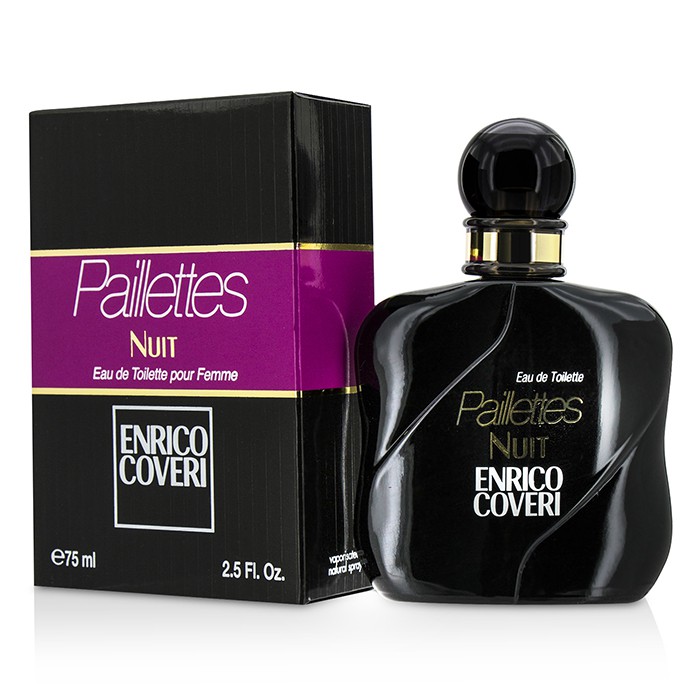 Enrico Coveri Paillettes Nuit парфюмерная вода для женщин с цветочными и древесными нотами, 75 мл
