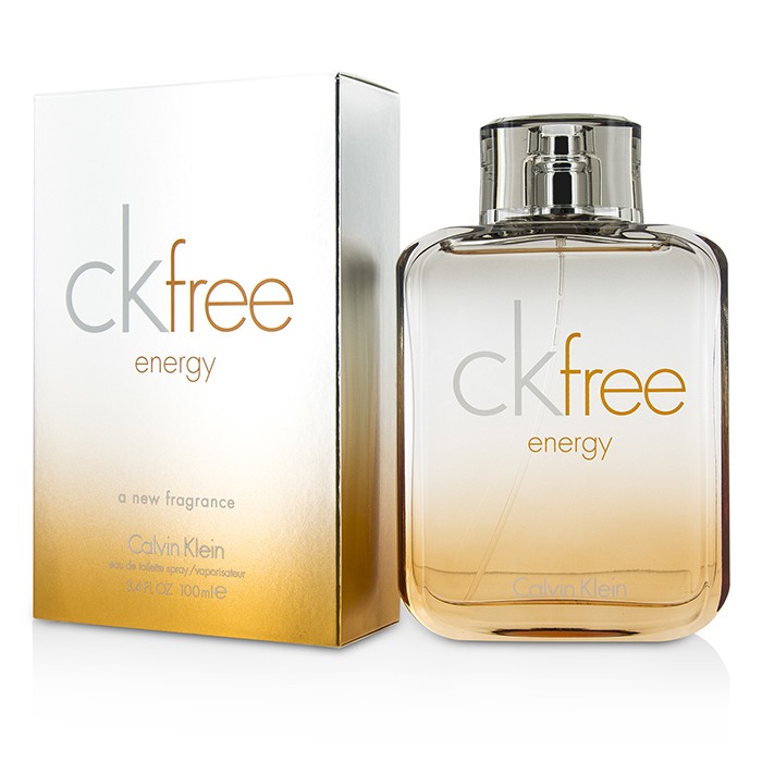 Туалетная вода для мужчин Calvin Klein CK Free Energy, 100 мл — свежий аромат с нотами апельсина, имбиря и кедра