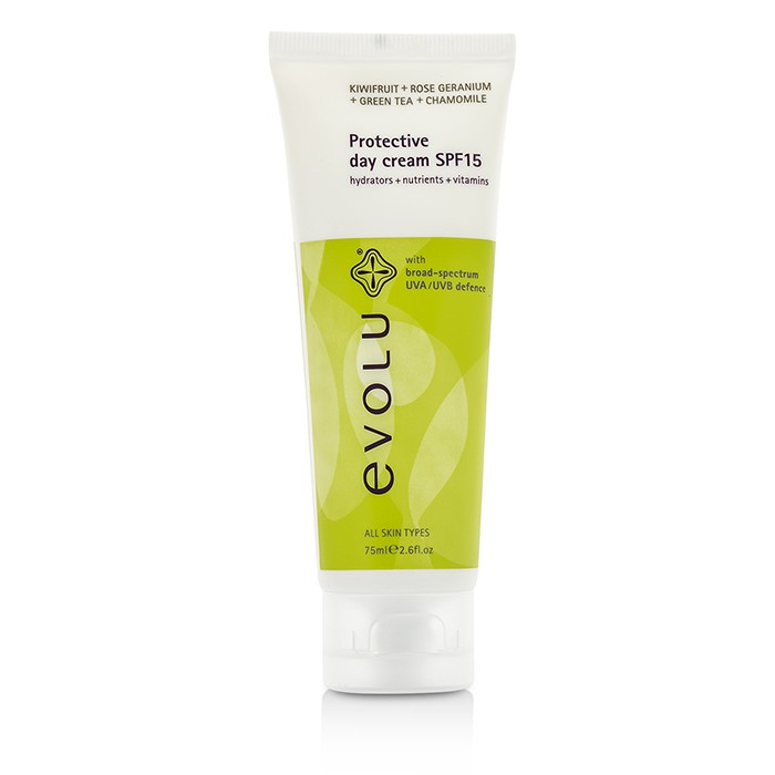 Evolu защитный дневной крем с экстрактами киви и SPF 15 для лица, 75 мл