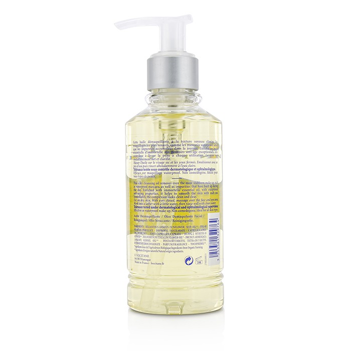 Очищающее масло с эфирным маслом бессмертника для лица L'Occitane, 200 мл