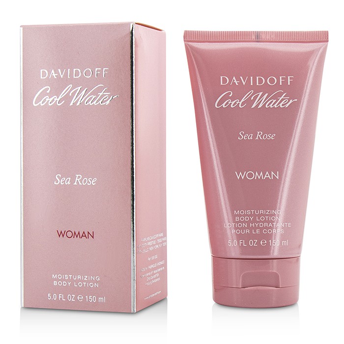 Легкий увлажняющий лосьон для тела с морским ароматом Davidoff Cool Water Sea Rose, 150 мл