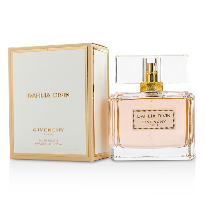 Givenchy Dahlia Divin туалетная вода 75 мл — цветочно-фруктовый аромат для женщин с нотами грейпфрута, жасмина и ванили.