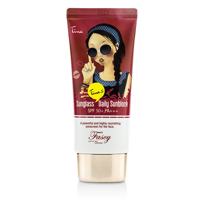 Солнцезащитный крем Fascy Tina SPF50+ PA+++ для лица, увлажняющий, 60 мл