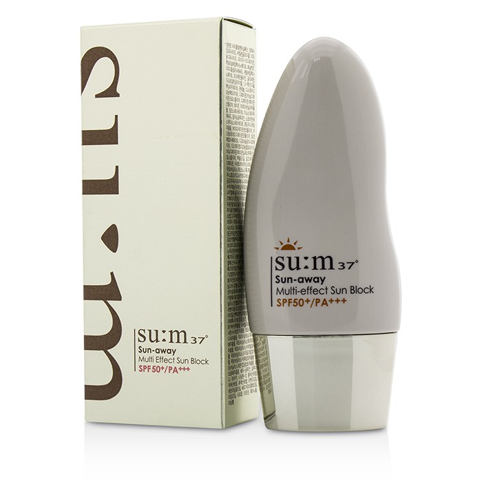 SU:M37 солнцезащитный крем 50 мл с SPF 50+, для лица, активно защищает и улучшает тон кожи