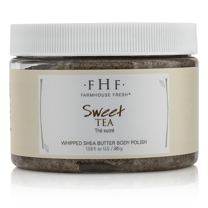 Скраб для тела Sweet Tea с сахаром и персиковыми косточками, 385 г