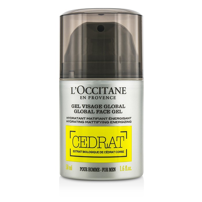 Гель для лица L'Occitane с экстрактом сидра 50 мл — увлажнение, энергетизация, матовость для мужчин
