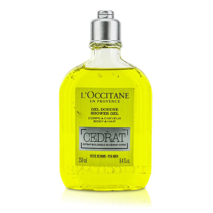 Гель для душа L'Occitane с экстрактом цедрата для тела и волос, 250 мл
