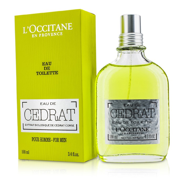 L'Occitane туалетная вода Eau De Cedrat с бергамотом для мужчин 100 мл