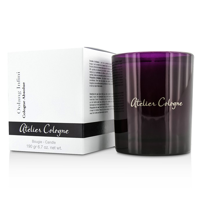Ароматическая свеча Atelier Cologne Oolang Infini, 190 г для создания уюта и расслабления
