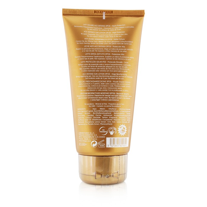 Лосьон для тела Thalgo с SPF 30 для защиты от солнца и увлажнения, 150 мл