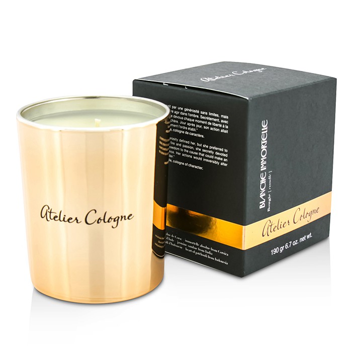 Свеча Blanche Immortelle с цветочным ароматом для уюта и расслабления 190 г