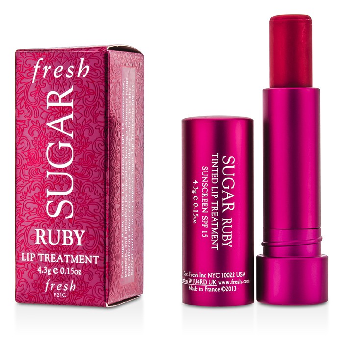 Крем для губ Fresh с сахаром и SPF 15, интенсивно увлажняющий, 4.3 г
