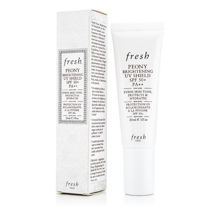 Крем для лица с экстрактом пиона и SPF 50+, осветляющий и защищающий, 30 мл