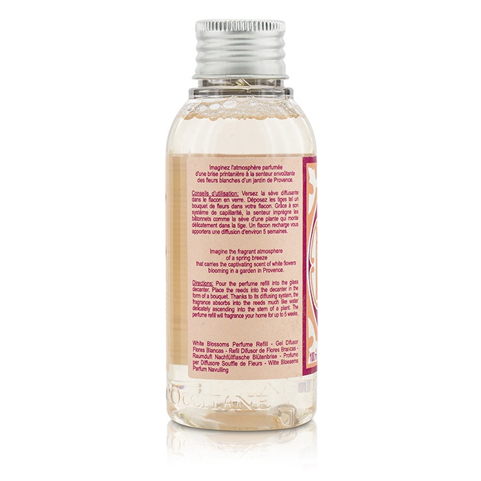 Перезаправка для диффузора L'Occitane с цветочным ароматом White Blossoms, 100 мл