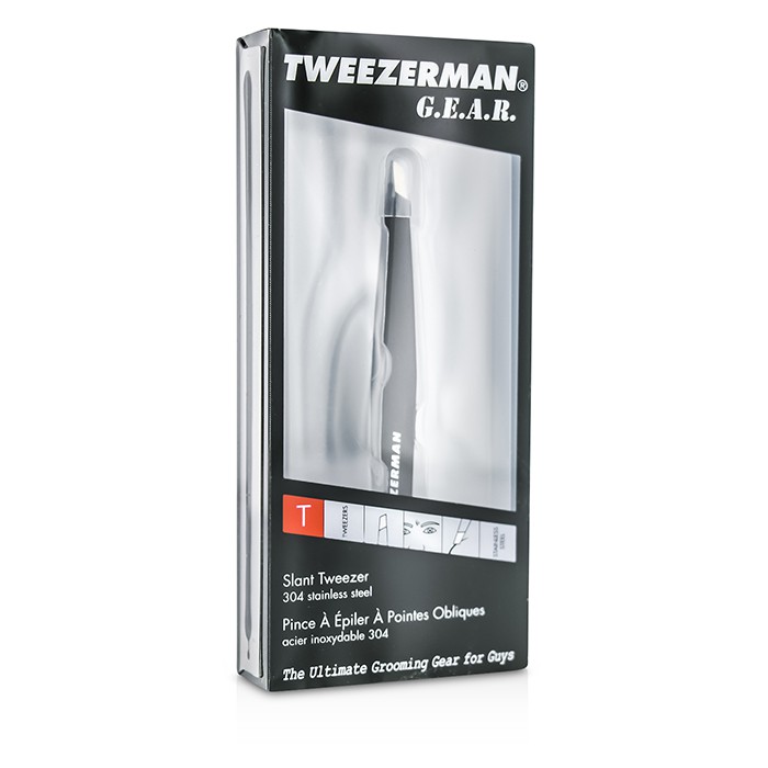 Щипцы для бровей Tweezerman с заостренным кончиком, нержавеющая сталь, 1 шт.