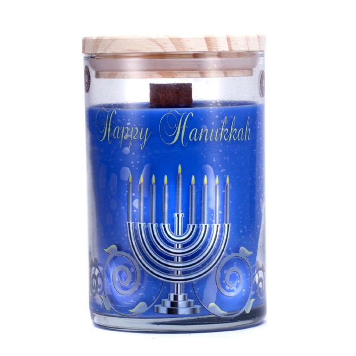 Ароматическая свеча Happy Hanukkah из соевого воска, 340 г