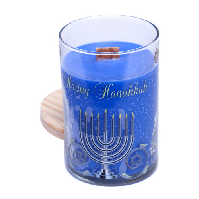 Ароматическая свеча Happy Hanukkah из соевого воска, 340 г