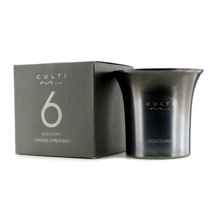 Ароматическая свеча Culti Matelier 06 Dolcedro, древесный аромат, 200 г