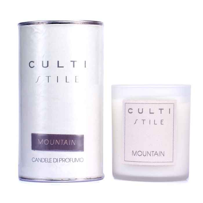 Culti ароматическая свеча Mountain, 190 г — уютный акцент для вашего интерьера с длительным горением и чувственным ароматом.